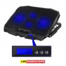 Mikuso Cooling Pad Cordie-1 4 Fan - NCP-068 Notebook/Laptop Cooling Fan LED DIPLAY